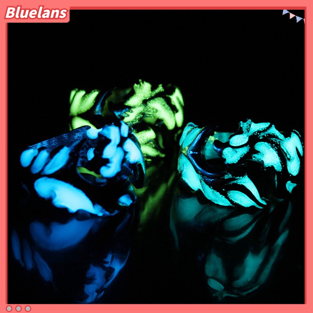 {in Stock} Cincin Pria Bercahaya Glow in The Dark Kepribadian Keren Cincin Naga Terbang Untuk Bar