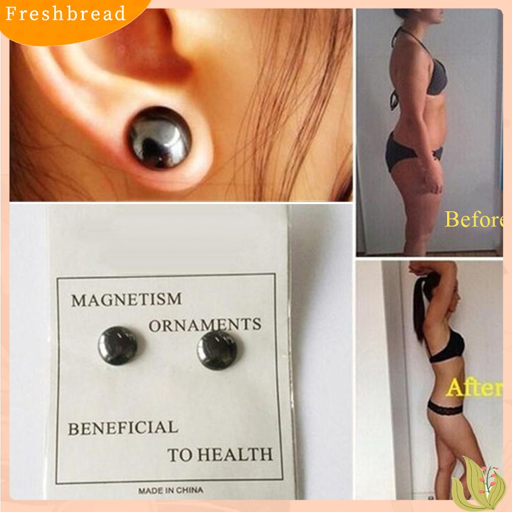 {In Stock} Kecantikan Slim ic Ear Studs Titik Akupuntur Pijat Anting Perawatan Kesehatan