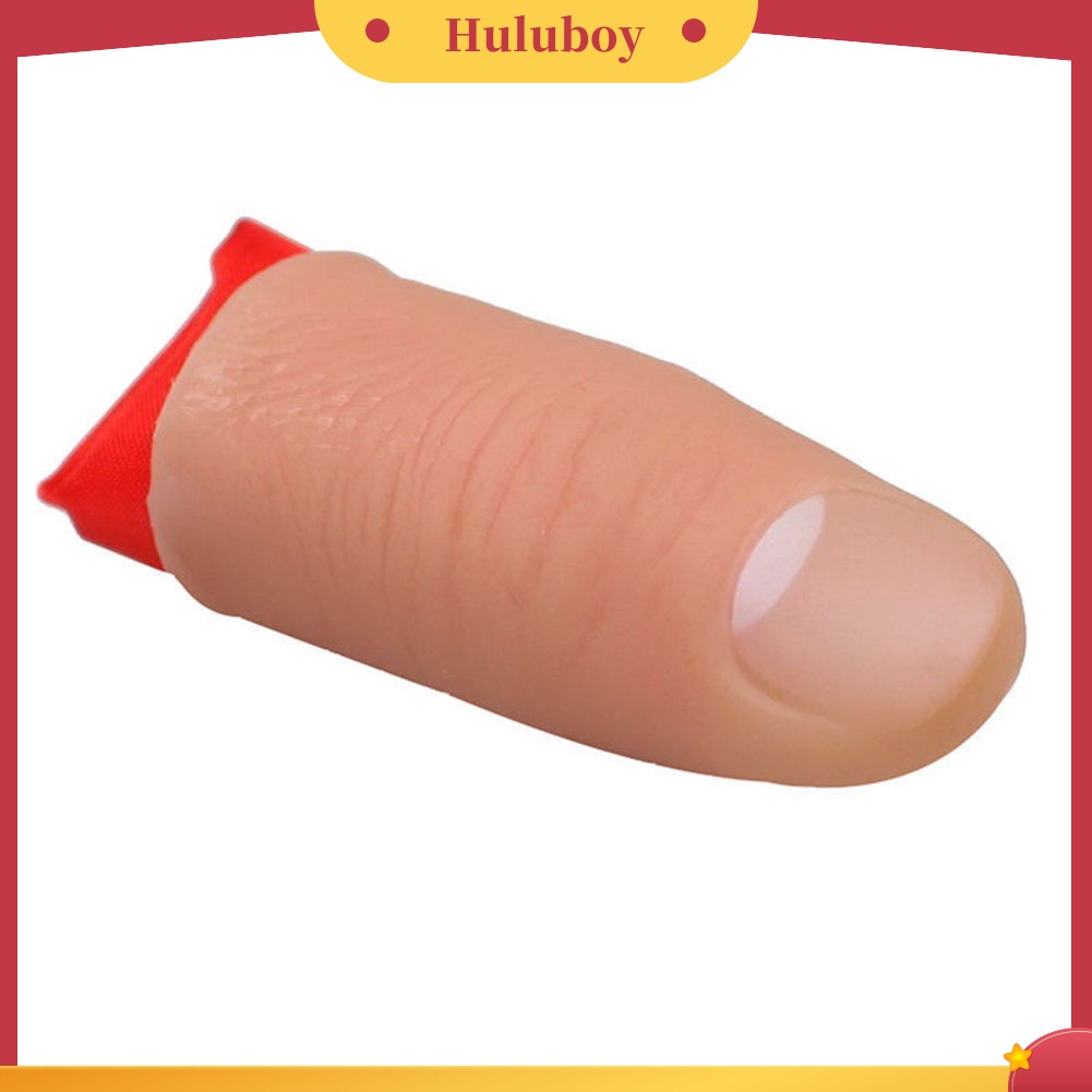 {In Stock} Magic Thumb Tip Trick Rubber Close Up Vanish Muncul Finger Hanky Trick Prop