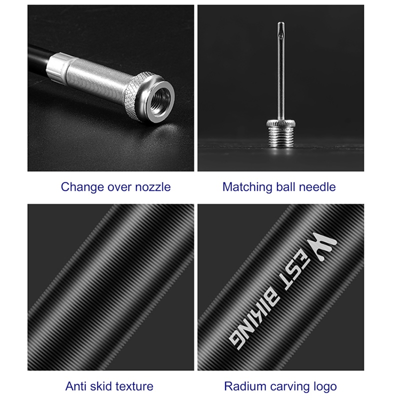 [AYBX] Alat Pengisi Angin Tangan Ban Sepeda Motor Universal Pompa Mini Sepeda Gunung Basket Tire Inflator Bike Hand Pump