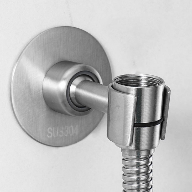 Holder Kepala Shower Tempel Dinding Kamar Mandi Dengan Sekrup/Braket Showerhead Sudut Adjustable Stainless Steel304