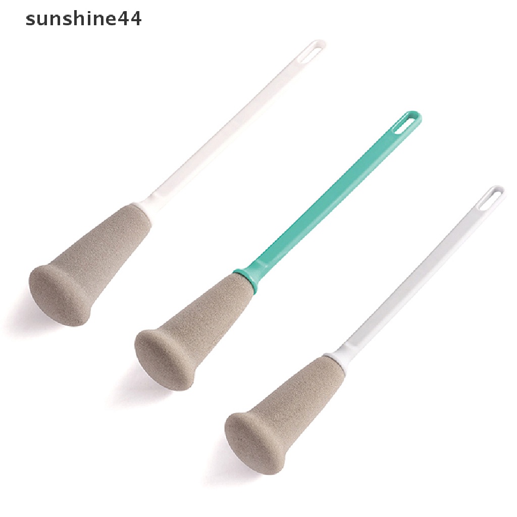 Sunshine Perlengkapan Pembersih Dapur Gagang Panjang Sikat Spons Sikat Pembersih Botol Tools ID