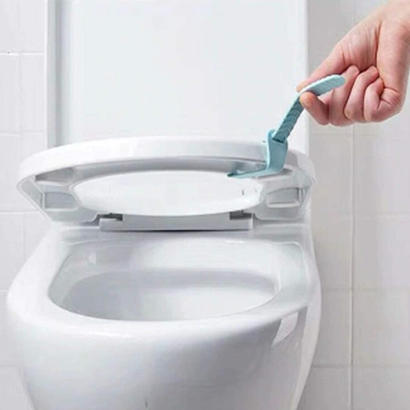 [Harga Grosir] Alat Pengangkat Tutup Toilet Silikon/Gagang Flip Sanitary Anti Kotor/Alat Pengangkat Cincin Kursi Toilet/Alas Duduk Gesper Anti slip Aksesoris Rumah
