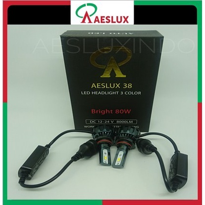 Led Aeslux 38 3 Warna H4  Kuning