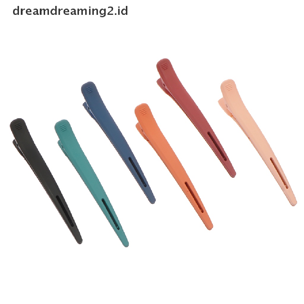 (hot) Candy Color Frosted Hairpin Profesional Hairdresser Penjepit Alat Pangkas Rambut//