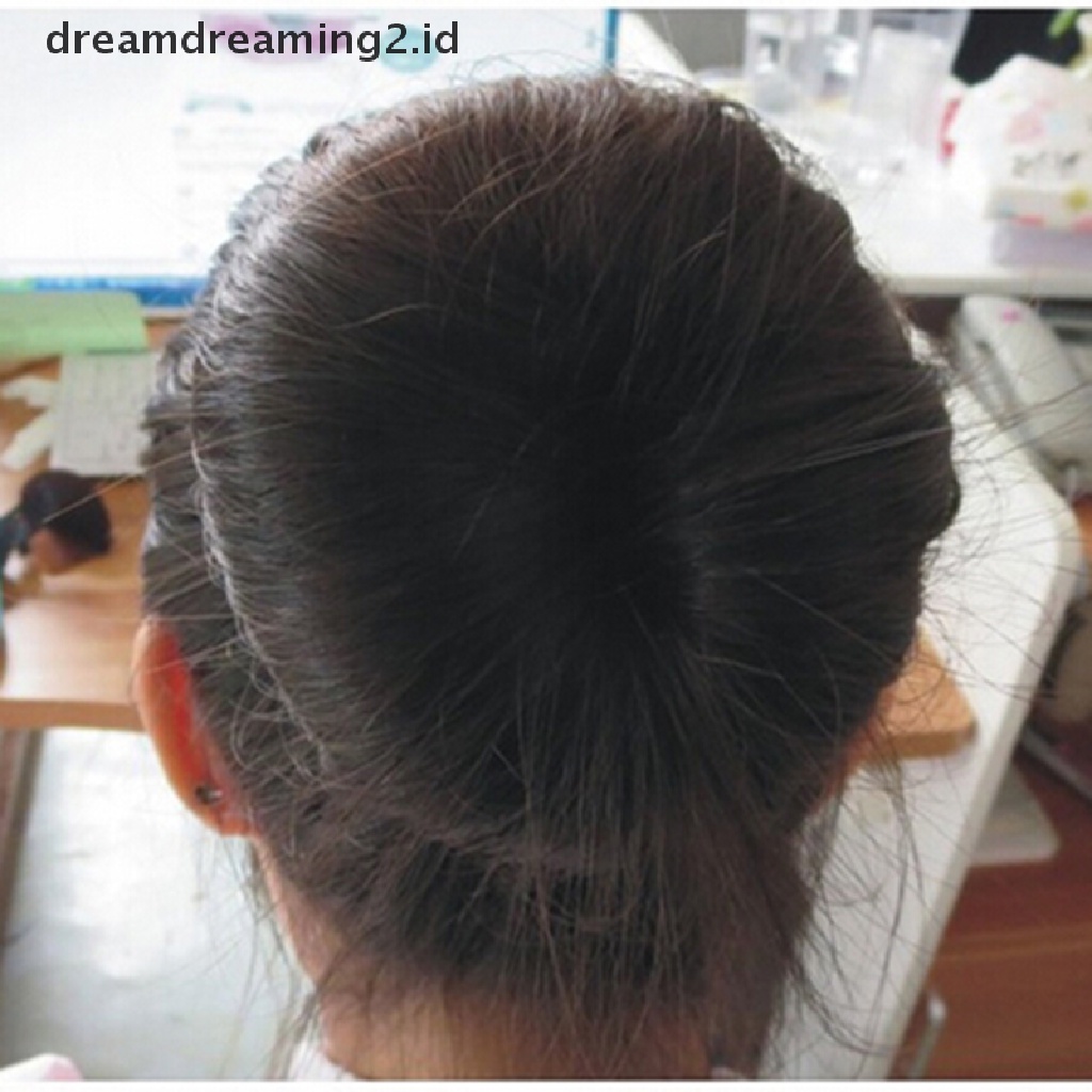 (hot) 1pcs Spons Styling Rambut Donat Bun Maker Magic Mantan Alat Styler Pembentuk Cincin//