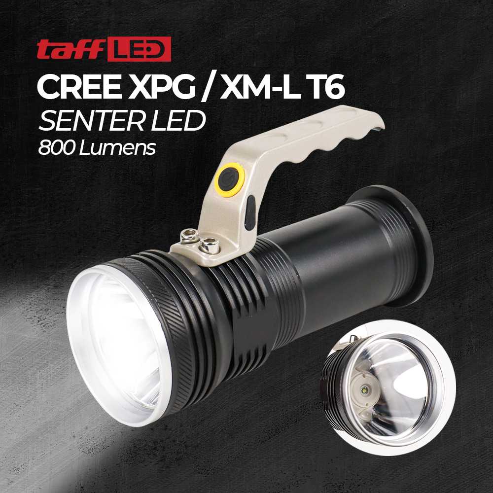 TaffLED Cheng Ming Senter LED Cree XPG / XM-L T6 800 Lumens - 3405VHU4