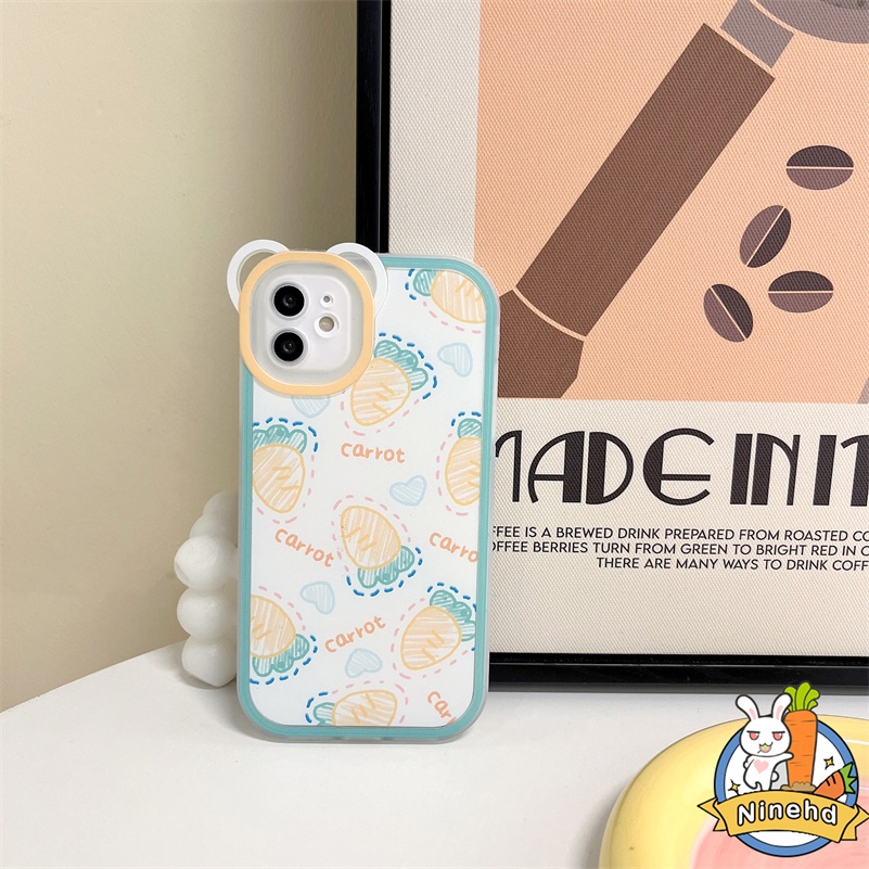 IPHONE Casing Kompatibel Untuk Iphone14 13 12 11 Pro Max X Xr Xs Max SE 8 7 6 6s Plus Casing Ponsel Gaya Kartun Lucu Fashion Tahan Gores Shockproof Glossy Lembut TPU Cover Pelindung