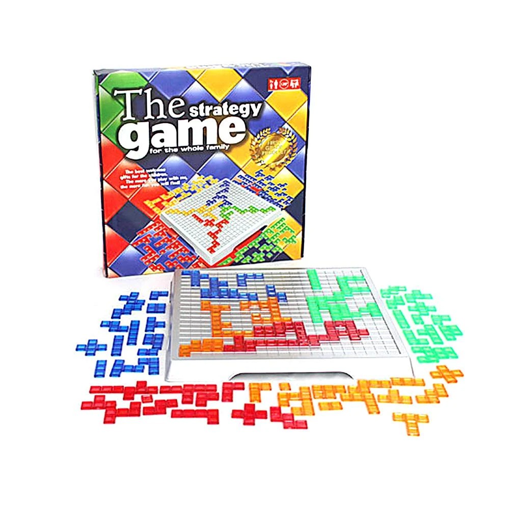 Mainan Papan Strategi Blokus Gladiator The Strategy Game Board 4 orang