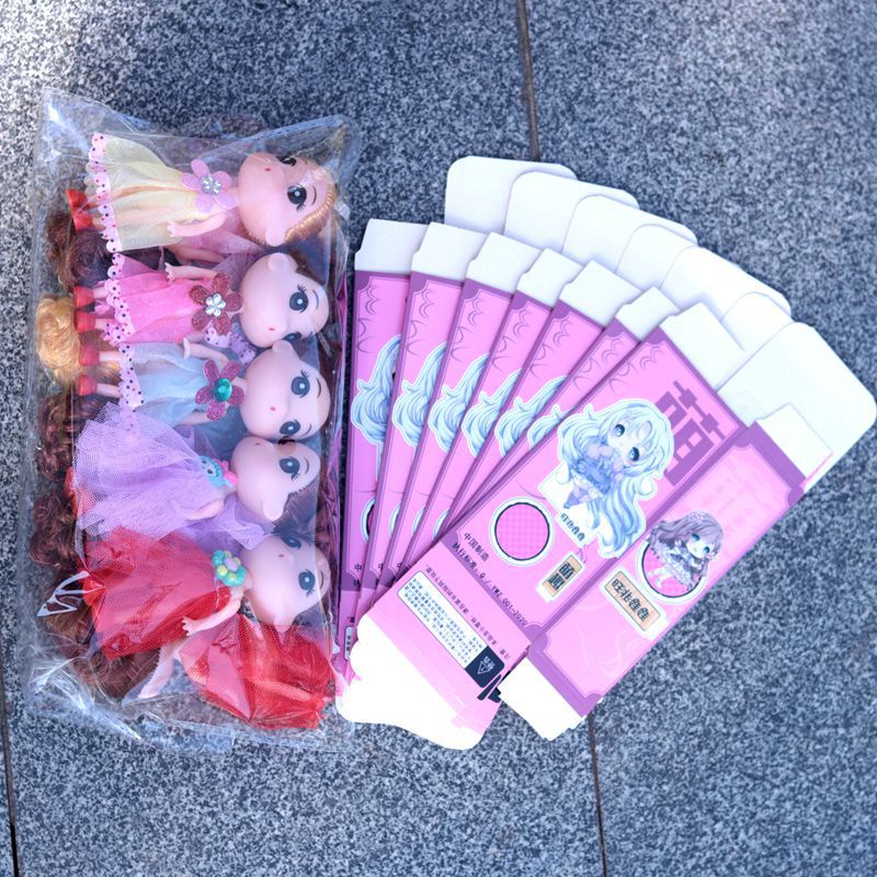 Kotak Hadiah Boneka Puzzy 12cm Dengan Wangzhao Princess Girl Toy Hadiah Anak Hadiah Sekolah
