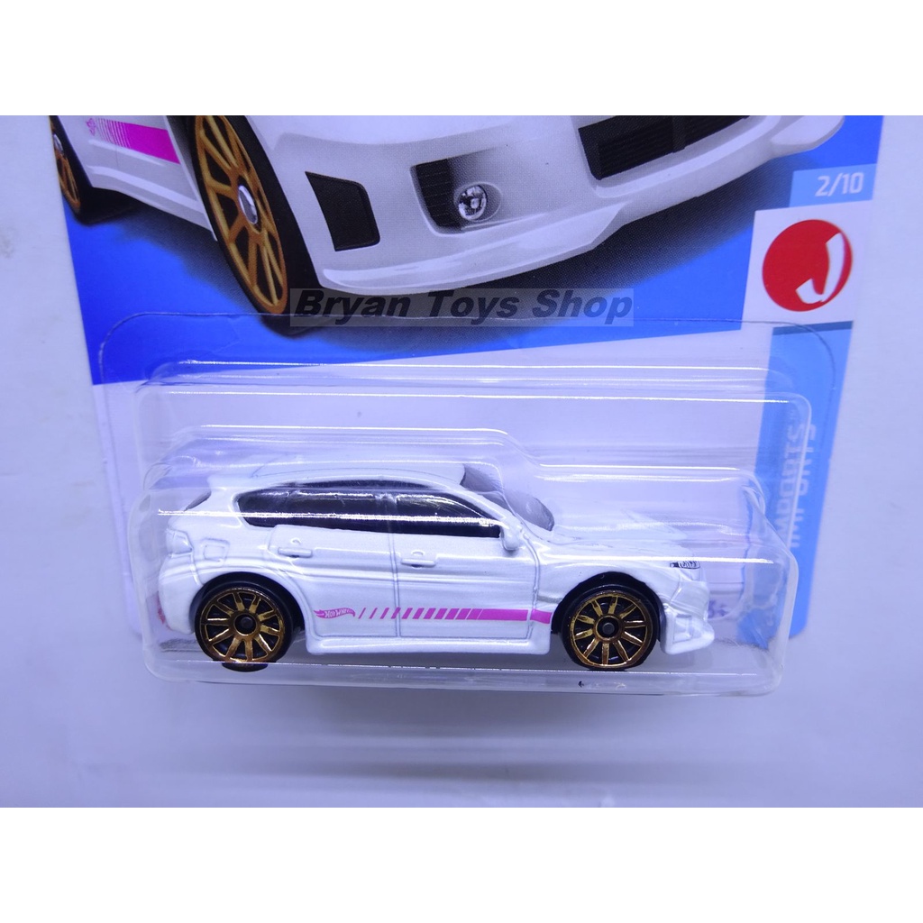 Hot Wheels Subaru WRX STI Putih lis Pink