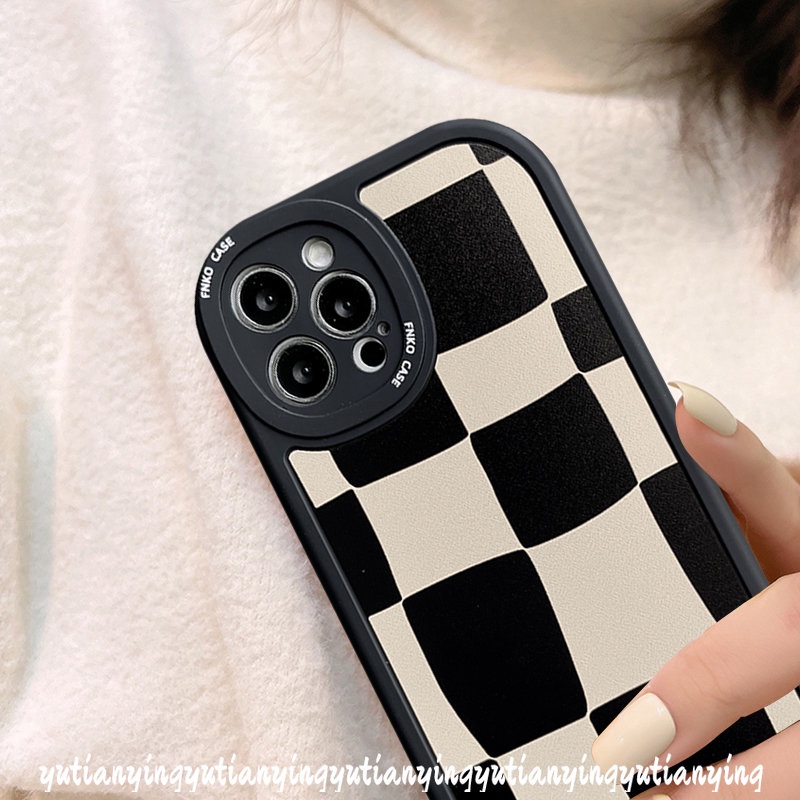 Irregular Square Black Lattice Casing Infinix Hot 10 Lite Hot 11 Play 9 10 Smart 5 6 Hot 10s 11s 10T Note 8 Ultra Slim Cover