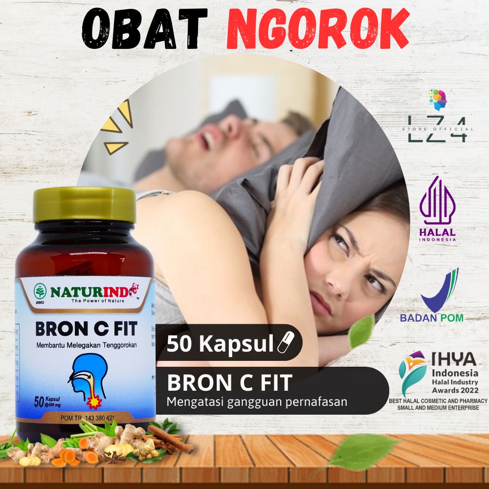 Obat Ngorok Mendengkur Gurah Paru Bron c fit Naturindo