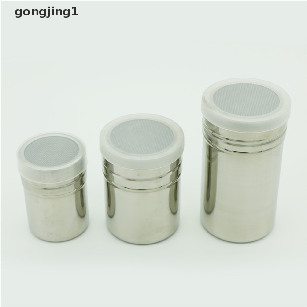 Ggg Stainless Steel Chocolate Shaker Icing Sugar Bubuk Tepung Kakao Ayakan Kopi ID