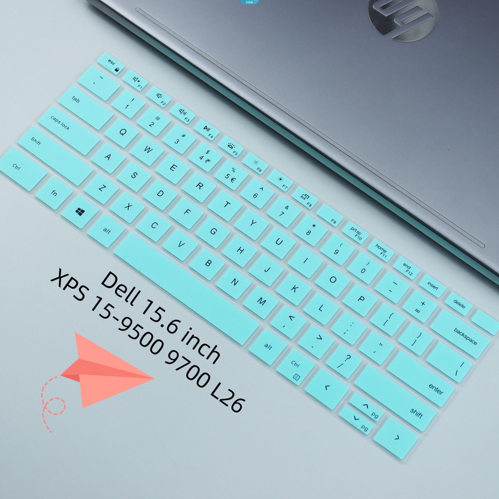 Keyboard Laptop Tahan Air Lembut Film Keyboard Pelindung Untuk Dell 15.6 Inch XPS 15-9500 9700 L26 Keyboard Komputer Silicone Cover Penutup Debu [ZK]