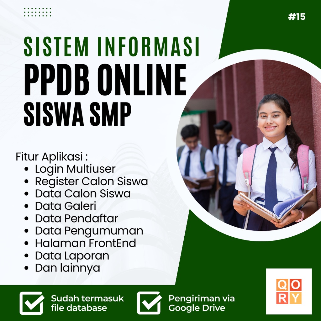 Source Code Program Aplikasi Sistem Informasi PPDB Online Siswa SMP Berbasis Web PHP Native