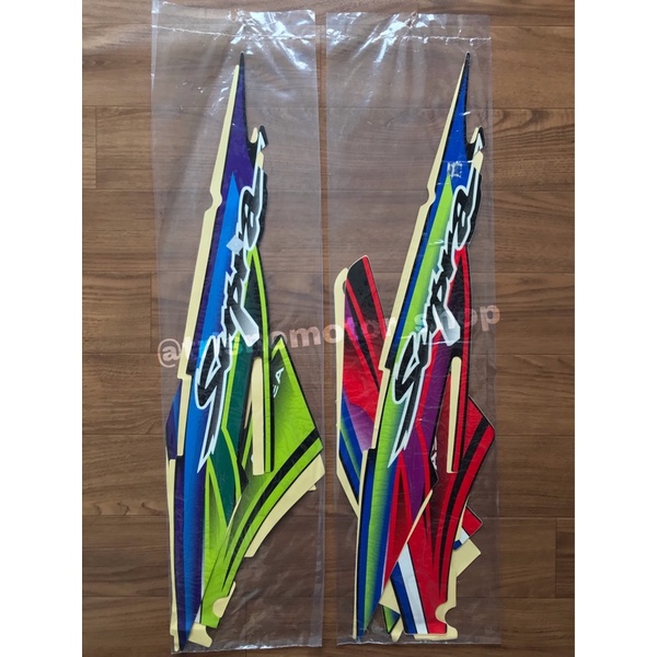 Striping Honda Supra 03 sticker Honda Supra Th.2003 polet supra x 2003 tromol