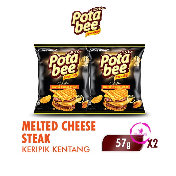 

Potabee Keripik Kentang Melted Cheese 57 gr x 2 Pcs