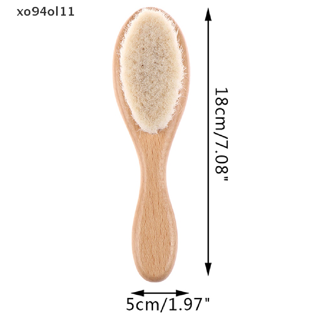 Xo 3Pcs Sisir Sikat Rambut Bayi Untuk Bayi Baru Lahir Balita Hairbrush Head Massager OL