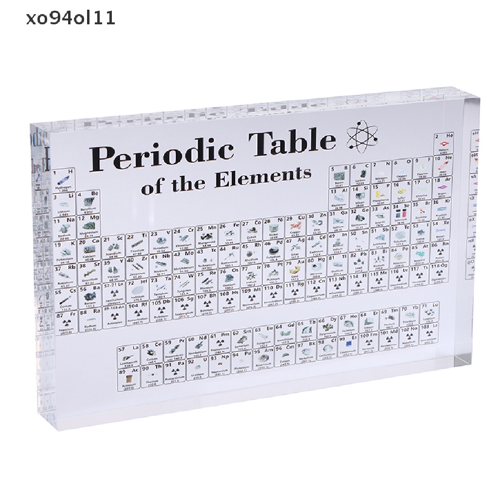 Xo Meja Periodik Dengan Bahan Kimia Display Akrilik Untuk Meja Guru Sekolah  Ol