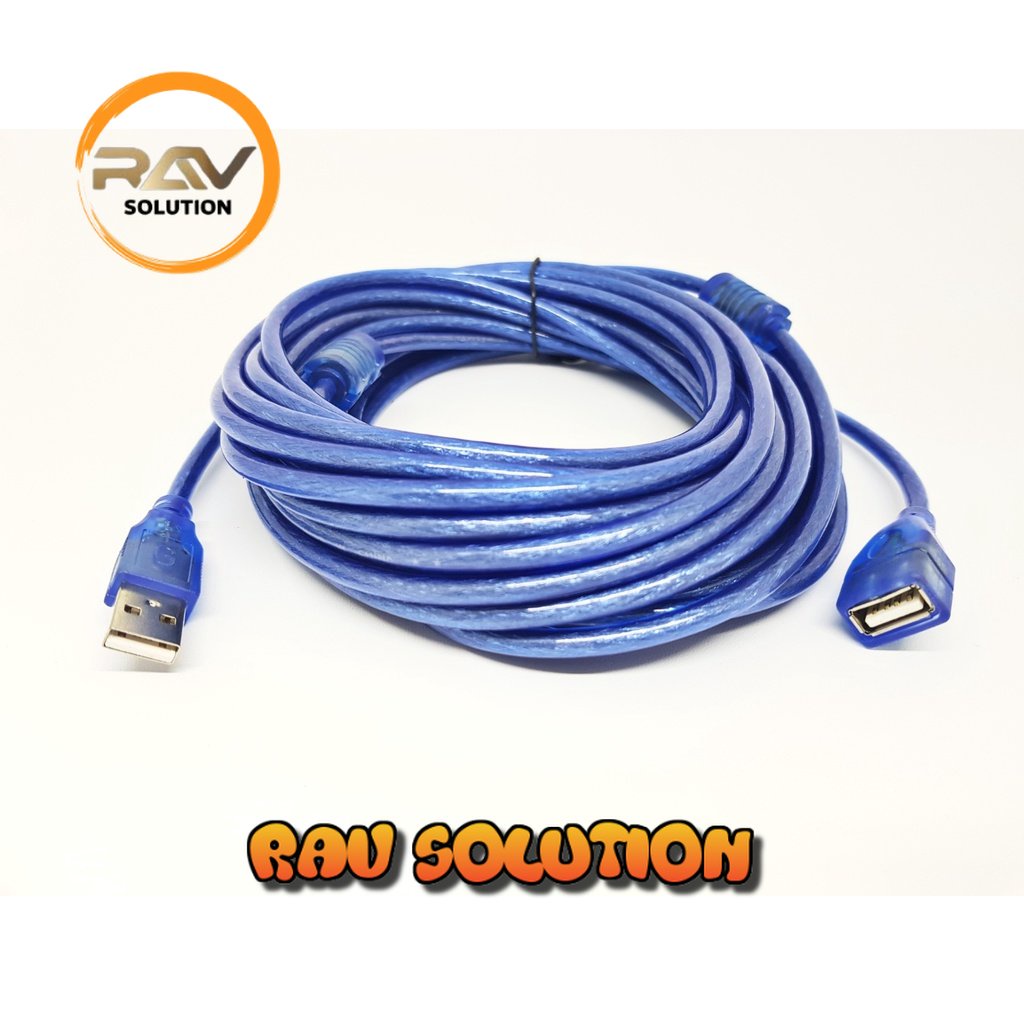 KABEL USB MALE FEMALE 10M / PERPANJANGAN USB / USB EXTENDER EXTENTION  VN 4
