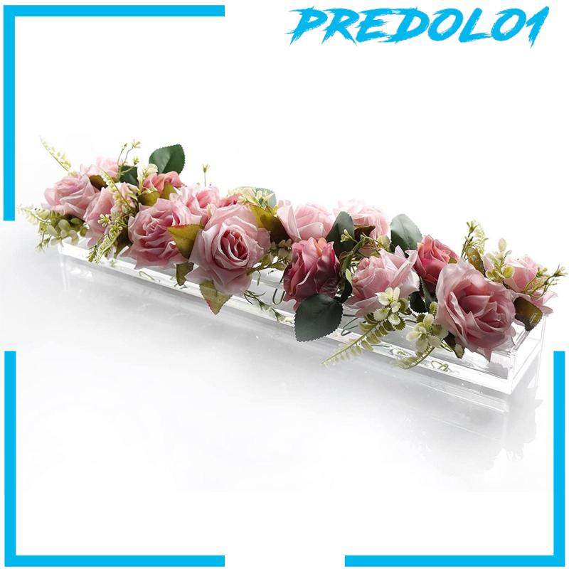 [Predolo1] Pusat Vas Bunga Bahan Akrilik Bening Untuk Meja Makan Bridal Shower Pesta