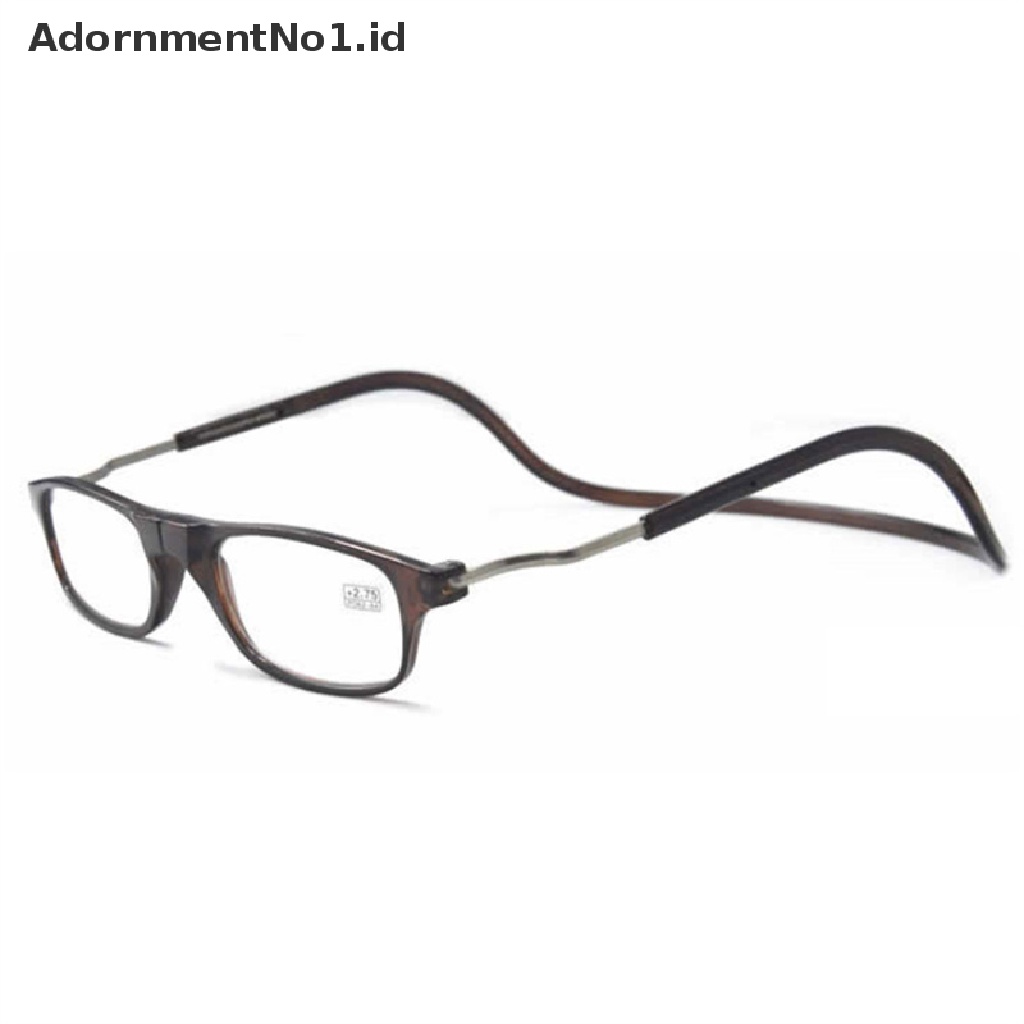 [AdornmentNo1] Kacamata Baca Magnet Gantung Adjustable Eyeglasses Front Click Connect Neck [ID]