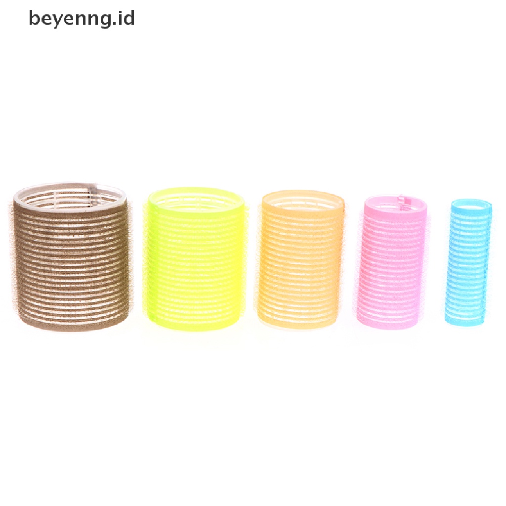 Beyen Self Grip Rollers Cling Stick Pengeriting Rambut Ikal Gelombang Styling Salon Setg Alat ID