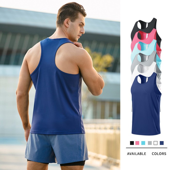 COD- BX231 Singlet GYM - Kaos Dalam Gym Fitnes - Baju Training Fitness Pria