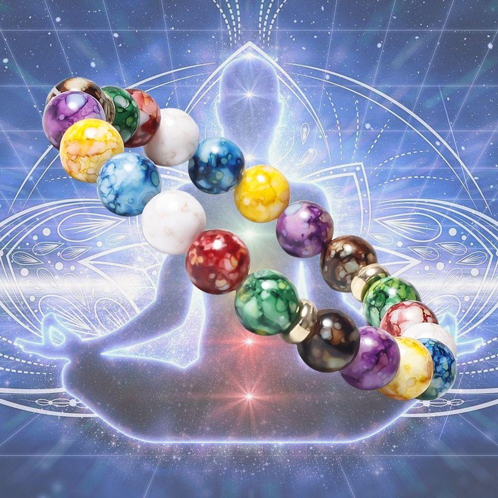 Needway Wanita Gelang Halus Keseimbangan Sederhana Manik-Manik Energi Fashion Perhiasan Niche Desain Paduan Multi-Warna Tali Tangan