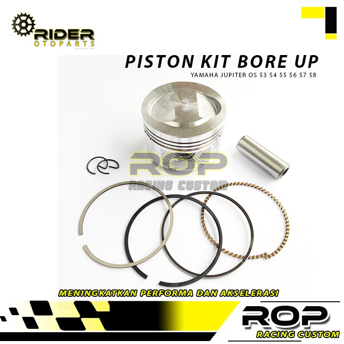 Seher Piston Kit Jupiter Bore Up 53 54 55 56 57 58 Jenong