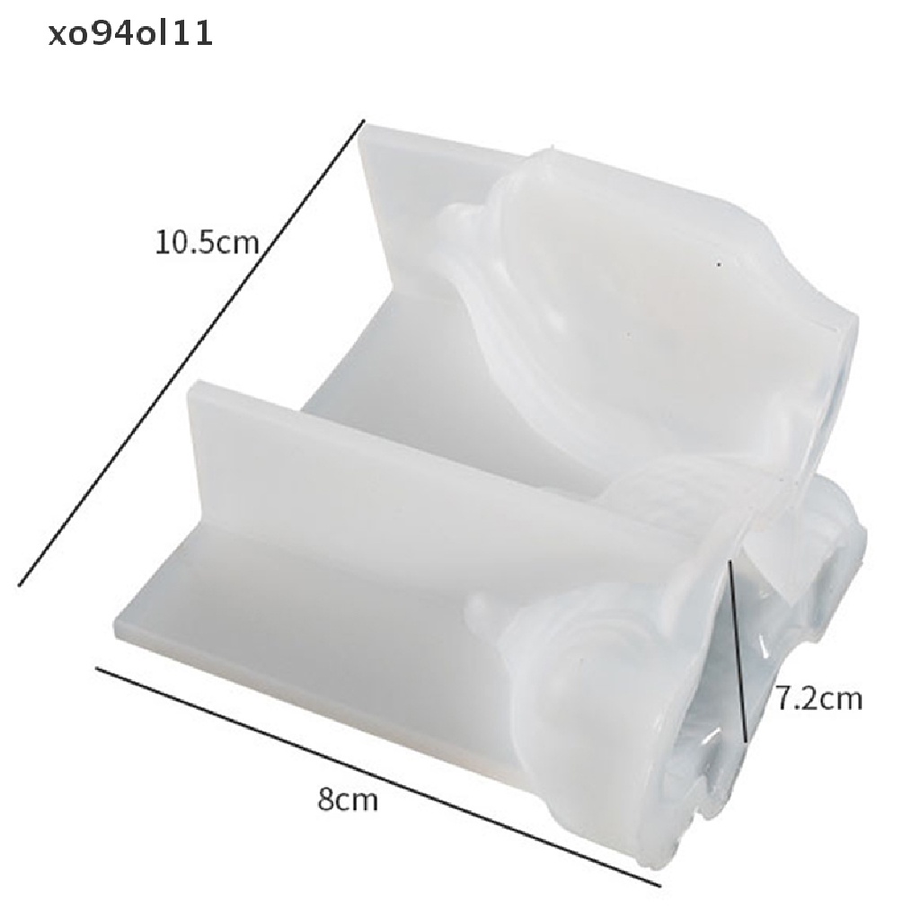 Xo DIY 3D Kristal Ikan Mas Besar Ornamen Kerajinan Cetakan Silikon Dekorasi Meja Rumah OL