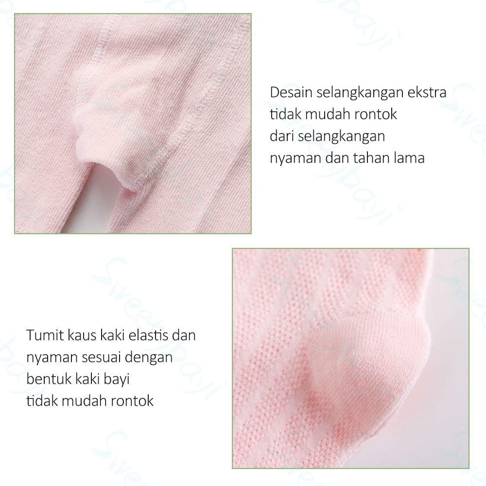 Sweetybayi 1-6thn Stocking anak perempuan Legging stocking bayi anak import Pantyhose anak perempuan