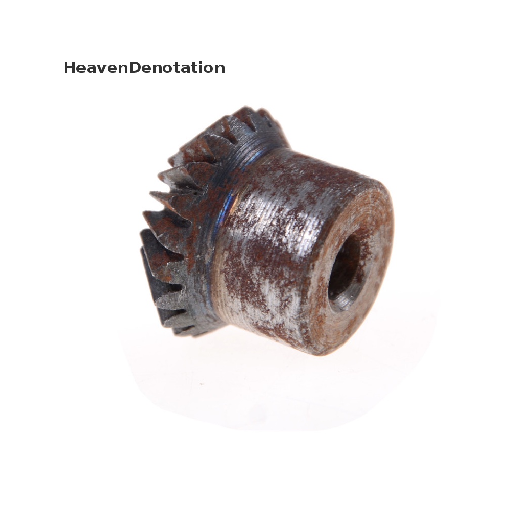 [HeavenDenotation] 2pcs 7mm Metal Bevel Gears 1modul 20gigi Dengan Lubang Dalam 7mm 90derajat HDV