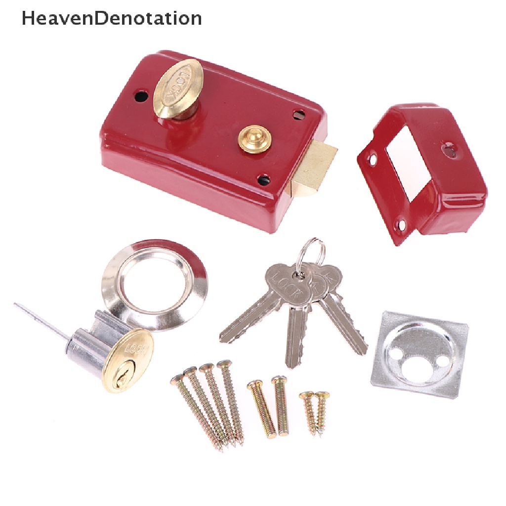 [HeavenDenotation] Kunci Pintu Rumah Anti Maling Kuat Universal Heavy-Duty Indoor Mortise Lock HDV