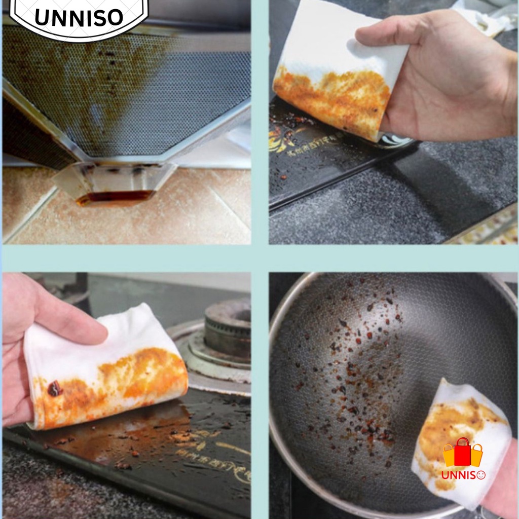 UNNISO - Tissue Lap Basah Pembersih Dapur Minyak Isi 80 Lembar