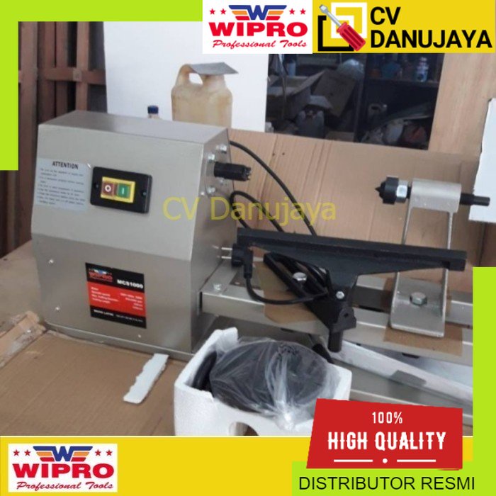 Wipro MCS-1000 Mesin bubut kayu 1000mm Wood lathe 1 meter MCS1000