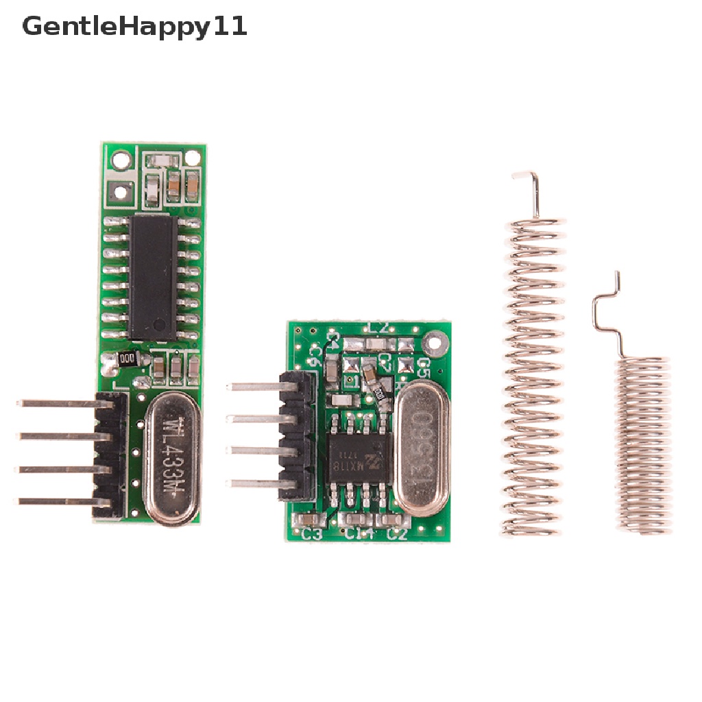 Modul RF GentleHappy 433mhz kit receiver Dan transmitter superheterodyne Untuk arduino id