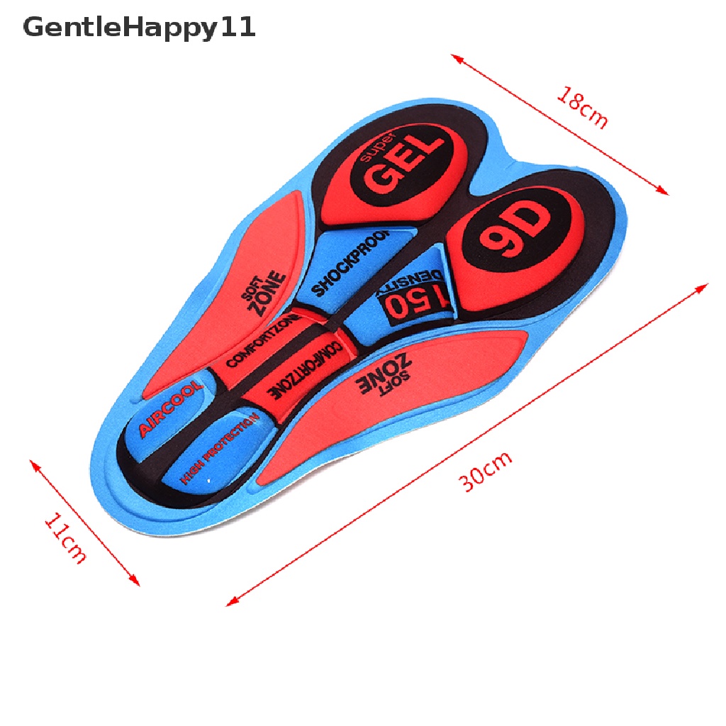 Gentlehappy Celana Pendek Bersepeda Luar Ruangan Cushion Breathable Pads Bike Riding Base Cushion id