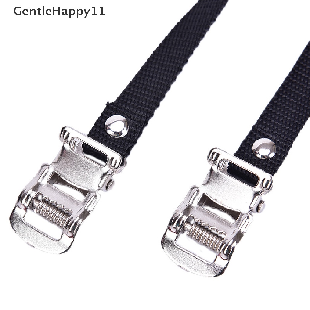 Gentlehappy 1pasang Cycle Pedal Non Slip Strap Sepeda Berputar Bersepeda Sepatu Ujung Casing Tali Ikat  Id