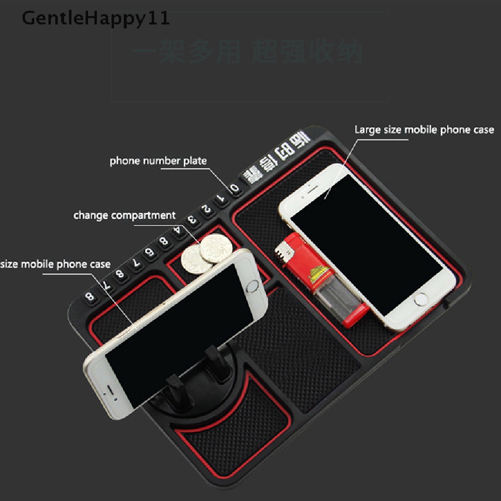 Gentlehappy Alas Anti Slip Mobil Multi Fungsi Phone Holder Non Slip Phone Mount Car Pad Mat id