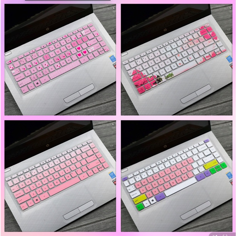 Pelindung Cover Keyboard Laptop 14Inch Warna Pink Untuk HP Pavilion 14seri Notebook Skin 14q-cs0001TX I5-8250U 14-ce307 14-bs