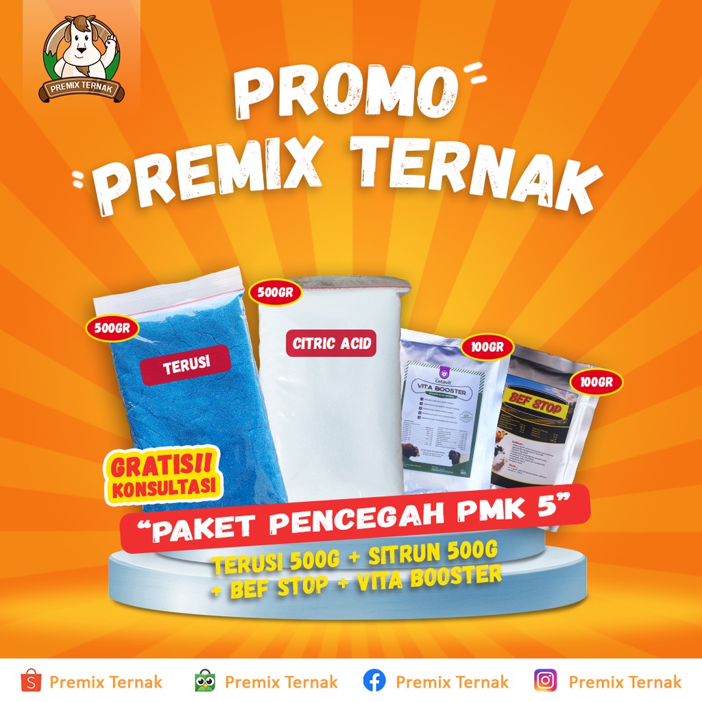 OBAT PMK MANJUR - PAKET PENCEGAH DAN PENYEMBUH PMK