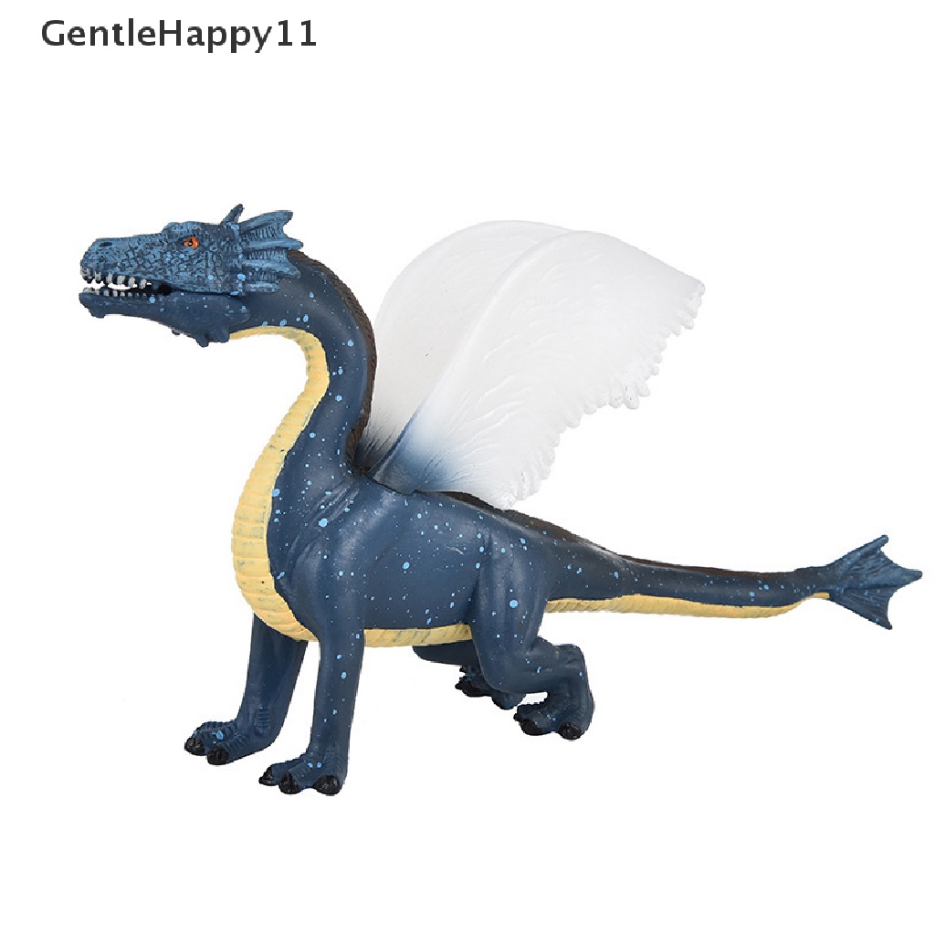 Gentlehappy 1Pc Action Figure Simulasi Magic Es Api Batu Naga Dinosaurus Pvc Solid Mainan id