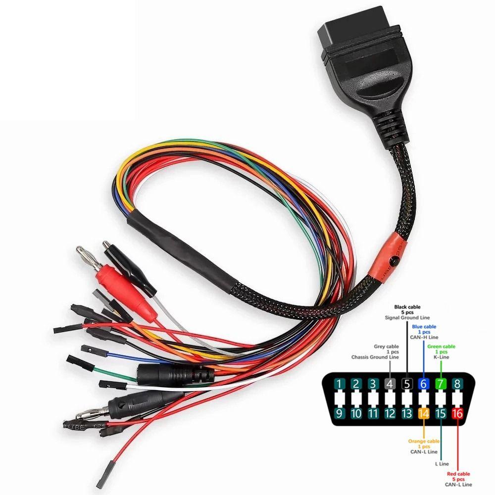 Populer Konektor OBD2 Aksesoris Universal Kabel MPPS ECU Kabel Diagnostik Mobil