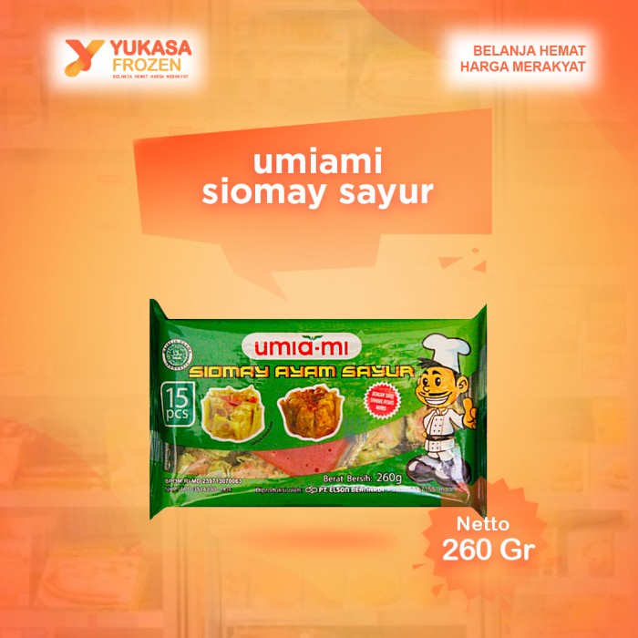 

Umiami Siomay Ayam Sayur 260gr