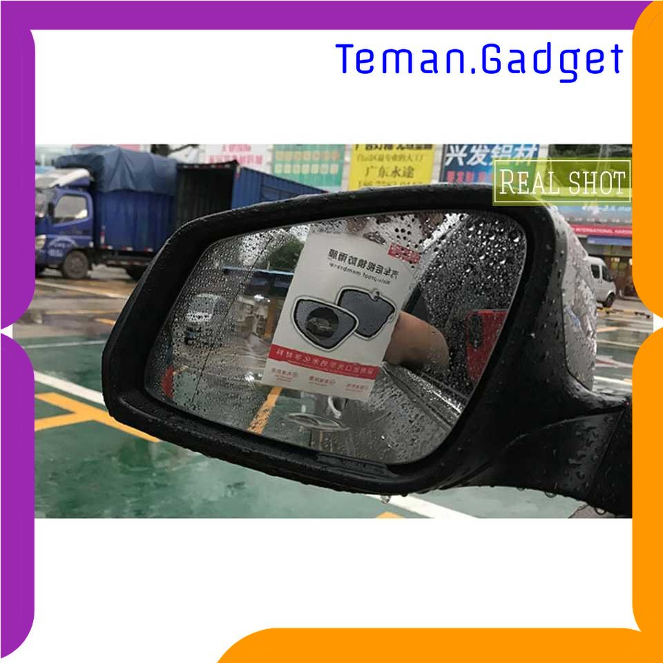 TG - OTO NewBee Sticker Oval Kaca Spion Rainproof Waterproof 2 PCS - TY353
