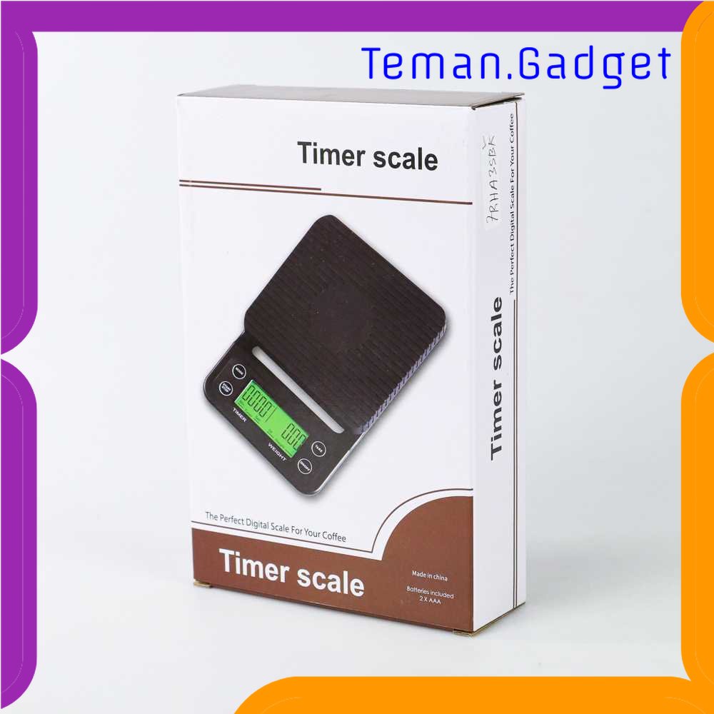 TG - DPR Taffware Digipounds Timbangan Dapur Mini Timer 5kg Akurasi 0.1g - MS-K07