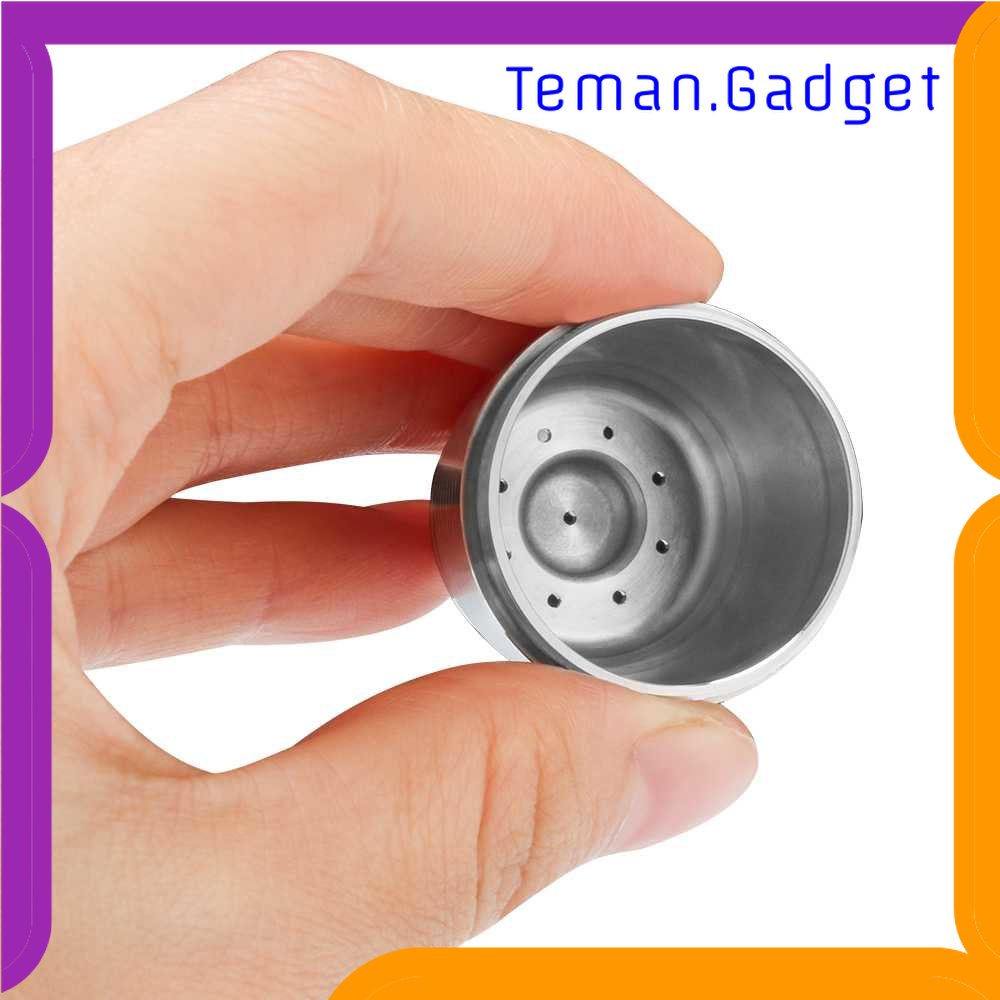 TG - DPR iCafilas Refillable Capsule Stainless Steel + Tamper for Nespresso - F456