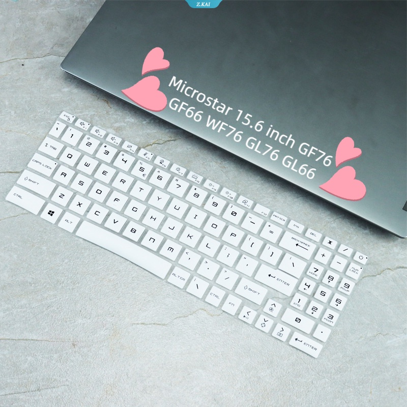 Cover Aksesori Keyboard PC Tahan Air Dapat Dicuci Untuk Microstar 15.6 Inch GF76 GF66 WF76 GL76 GL66 Crosshair17Sarung Debu Keyboard [ZK]